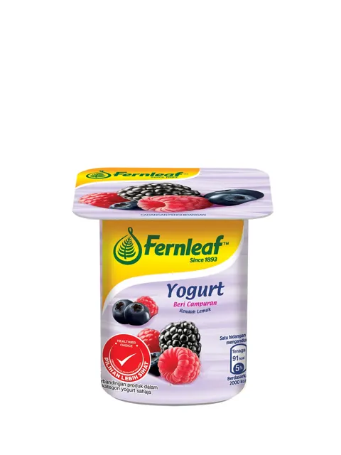 Fernleaf Low Fat Yogurt M/berry 110g