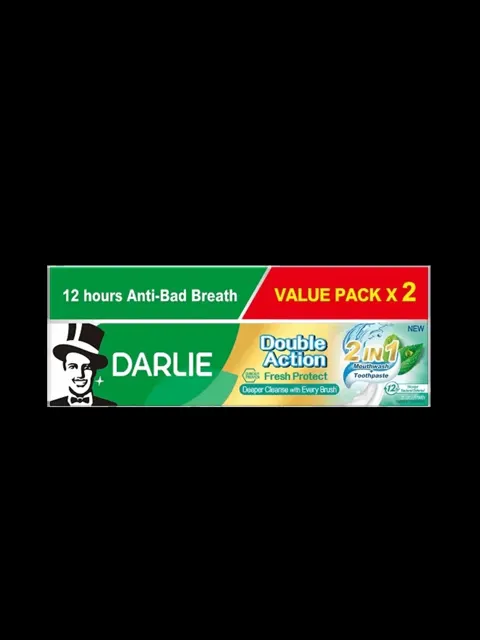 Darlie Double Action Tp Fresh Protect 2in1 2×160g