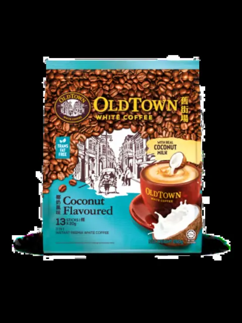 Old Town Coconut Flavoured Instant 3in1 Premix White Coffee 20g x 13