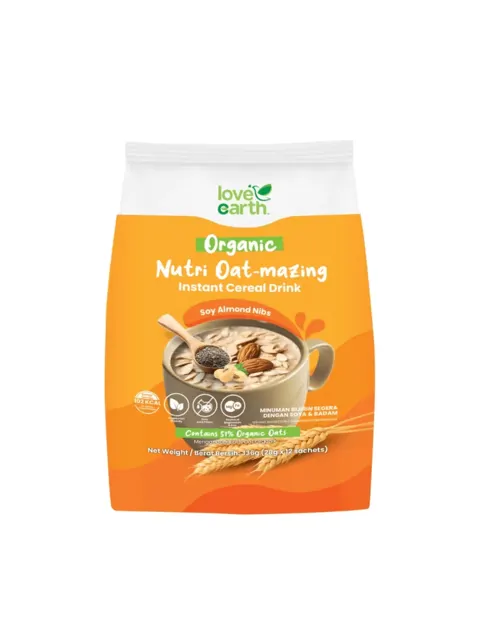 Le Nutri Oat-Mazing Instant Cerl Soy Almond 12×28g