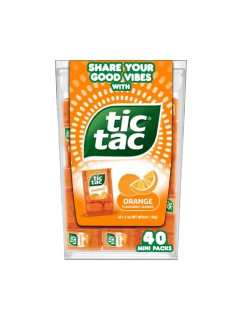 Tic Tac Liliput Box Orange 40×3.4g