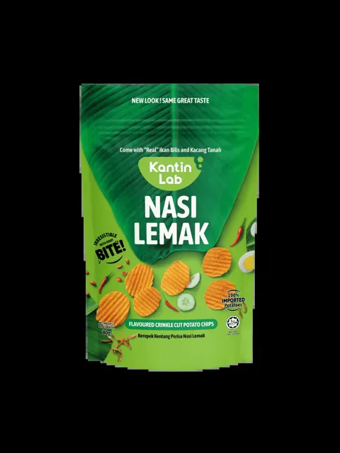 Kantin Lab Potato Chips Nasi Lemak 80g