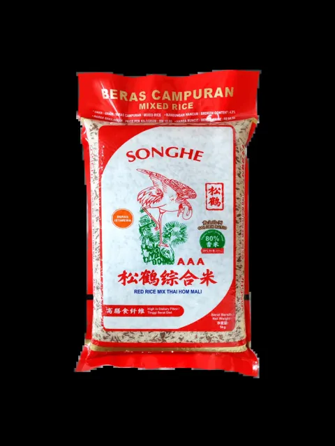 Songhe Red Rice Mix Thai Hom Mali 5kg