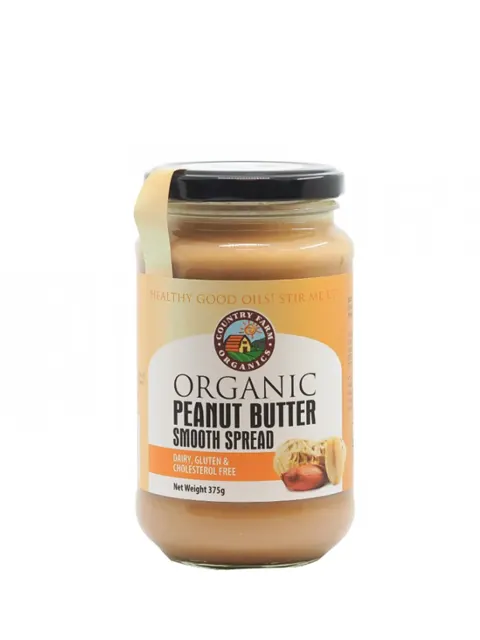 Cfo Organic Peanut Butter Smooth 375g