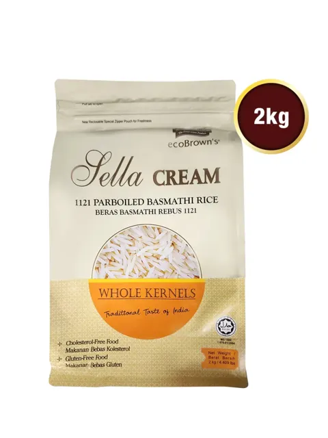 Ecobrowns Sella Cream Premium Basmathi 2kg