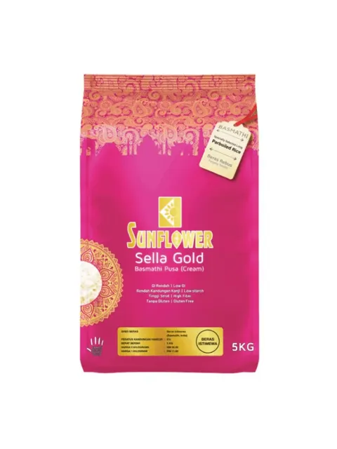 Bs] Sunflower Sella Gold Basmathi Pusa Cream 5kgream 5kg