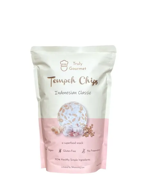 Truly Gourmet Tempeh Chips Indonesian Classic 80g