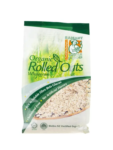 Radiant Organic Rolled Oat 500g