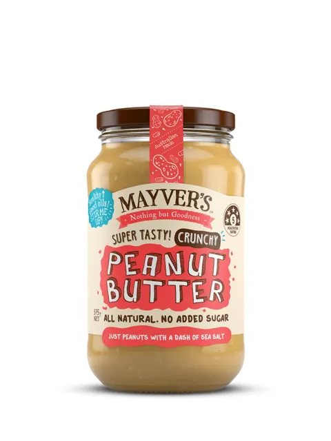 Mayvers Peanut Butter Crunchy 375g
