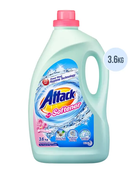 Attack Liquid Detergent 3600g + Softener