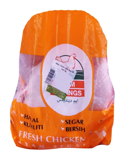 Whole Chicken With Head & Feet