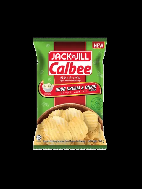 Bs] Jnj Calbee Potato Chip Sour Cream & Onion 150g