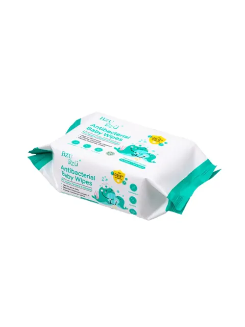 Bzu Bzu Antibacterial Baby Wipes 30S