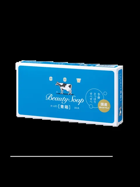 Cow Brand Beauty Soap Blue Box 3×90g