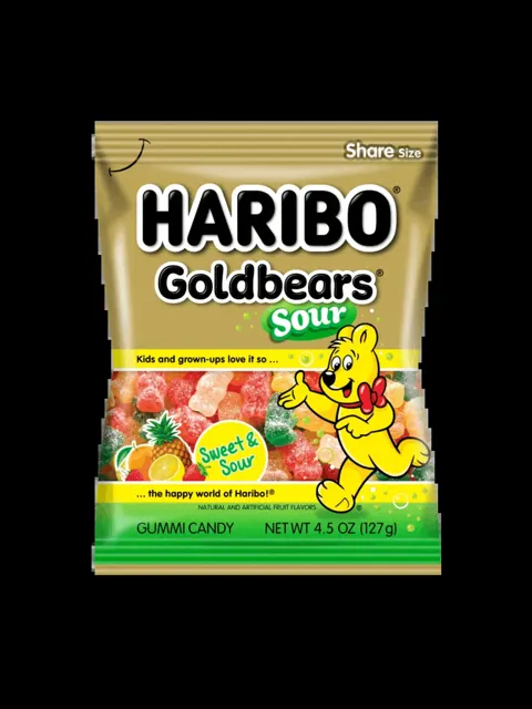 Haribo Sour Gold Bears 80g