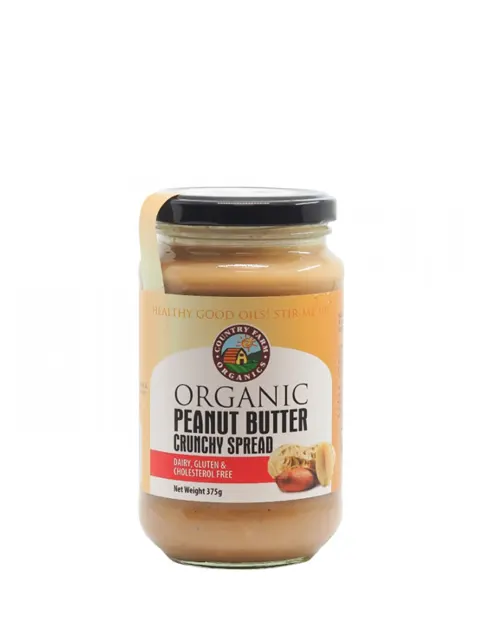 Cfo Organic Peanut Butter Crunchy 375g