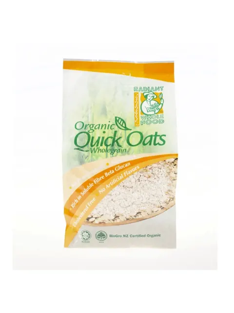 Radiant Organic Quick Oat 500g