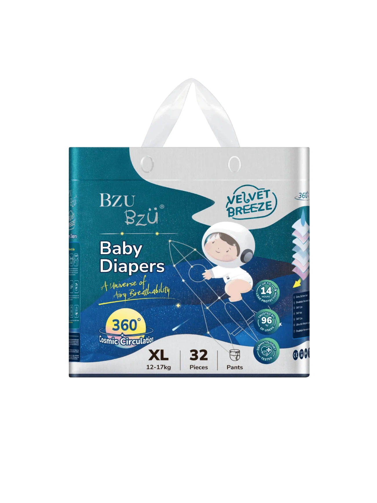 Bzu Bzu Velvet Breeze Baby Diaper Xl32