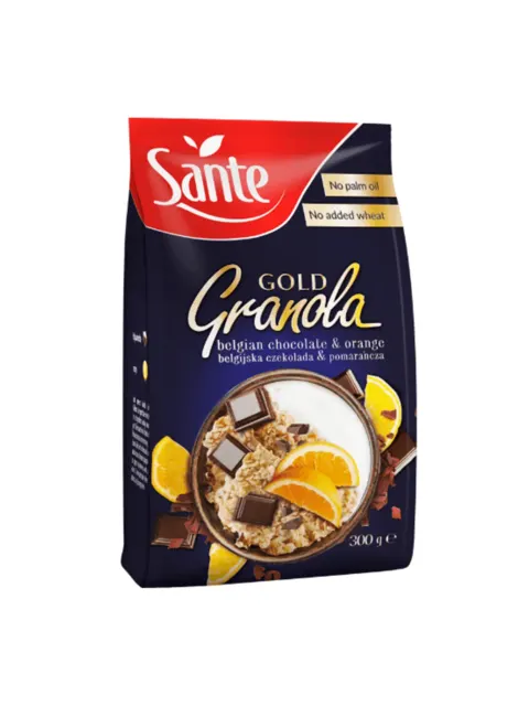 Bs] Sante Granola Gold Belgian Choco & Orange 300g
