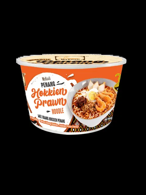 Mykuali Penang Hokkien Prawn Noodle (bowl) 110g